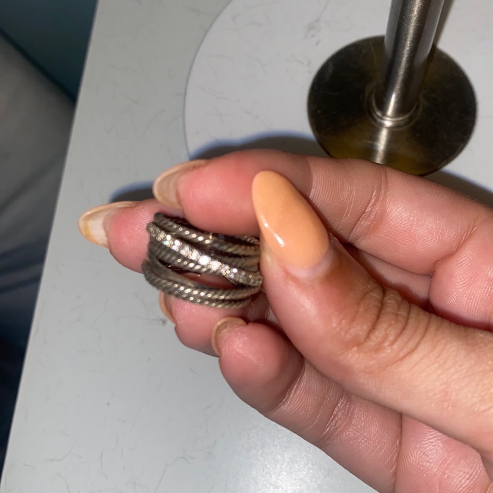 DAVID YURMAN Diamond Crossover Ring